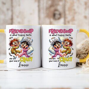 Personalize Name Friendship Gift Mug